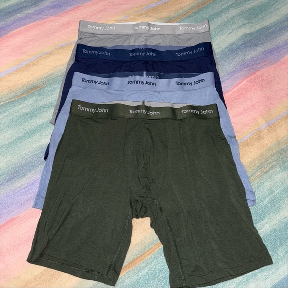 Lot of (4) Tommy John Cotton Boxer Brief size M new without tags - Picture 1 of 3